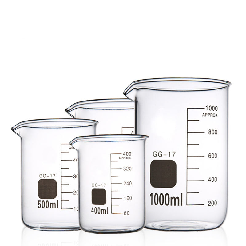 5-10000ml heat-resistant glass graduated funnel-shaped beaker for chemical laboratory