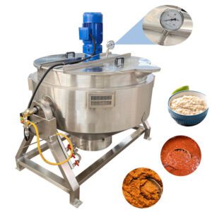 Automatic Tilting Planetary Gas Jacketed Cooking Mixer