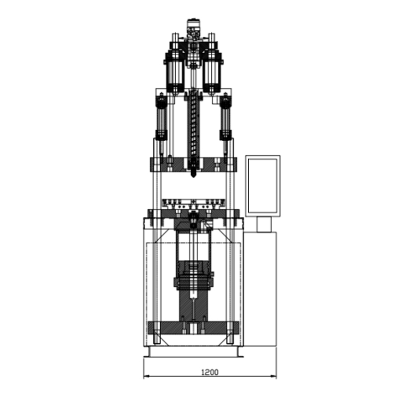 High-Efficiency Vertical Plastic Injection Molding Machine - Image 3