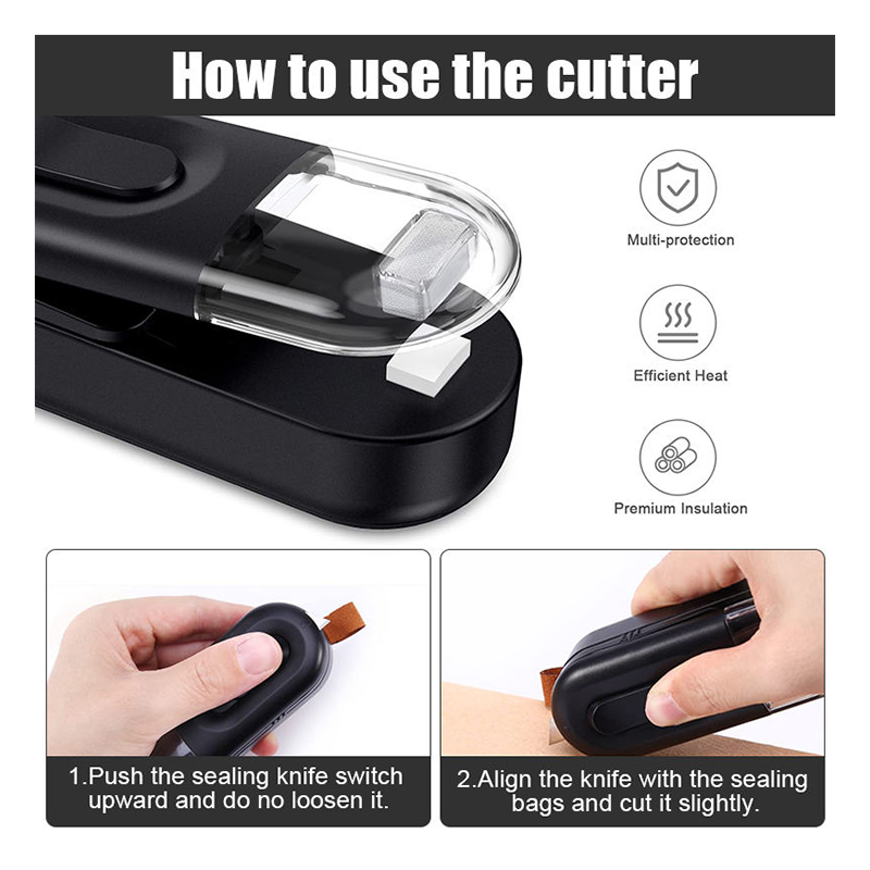 58g Portable 2-in-1 Snack Cutter and Sealer - Image 2