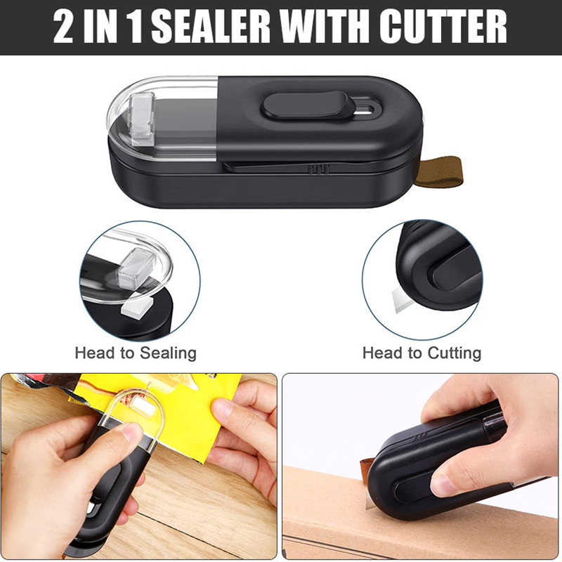 58g Portable 2-in-1 Snack Cutter and Sealer - Image 3