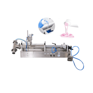 0.25kw Small Horizontal Pneumatic Liquid Filling Machine