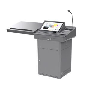 Educational AV Control System Smart Lectern with Microphone