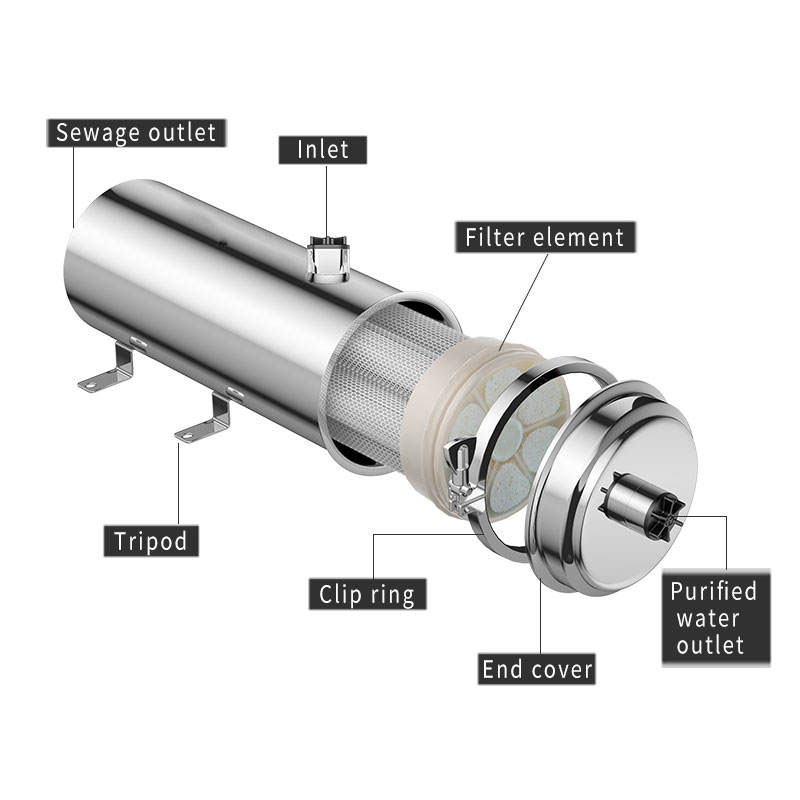 304 Stainless Steel Water Filtration System With 0.01 Micron UF - Image 2