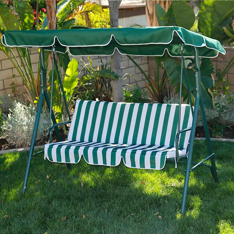 Three-Person Terrace Garden Swing - Load Capacity 200kg - Image 3