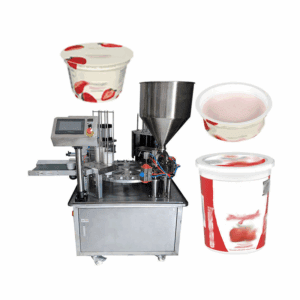 800 cups/hour Yogurt Cup Sealing Machine