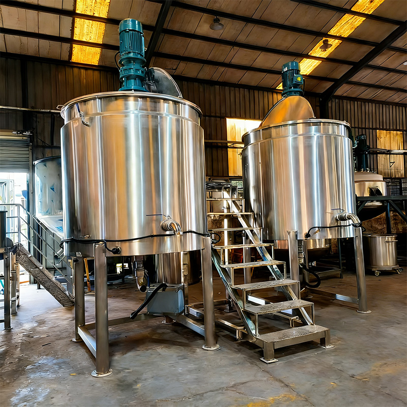 mixing tank for juice dairy sauce food processing production line