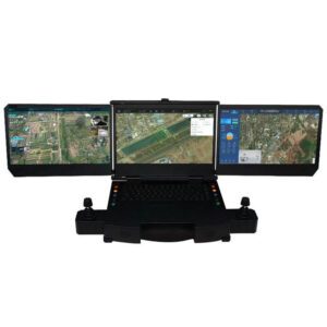 Portable Ground Station with 15.6" Touchscreen Carbon Fiber Case