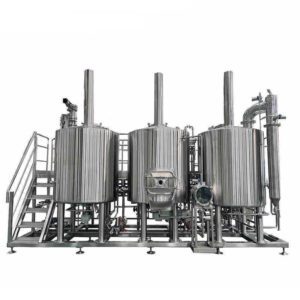Stainless Steel 3000L Three-Vessel Draft Beer Dispensing System
