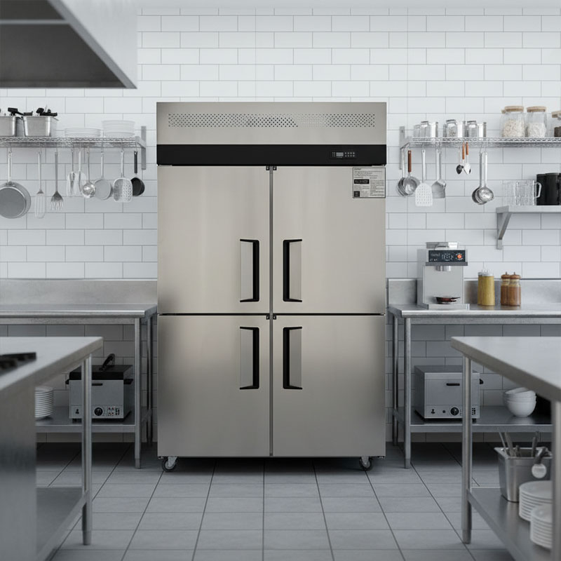4-Door Commercial Freezer with Convertible Temperature Zones - Image 3