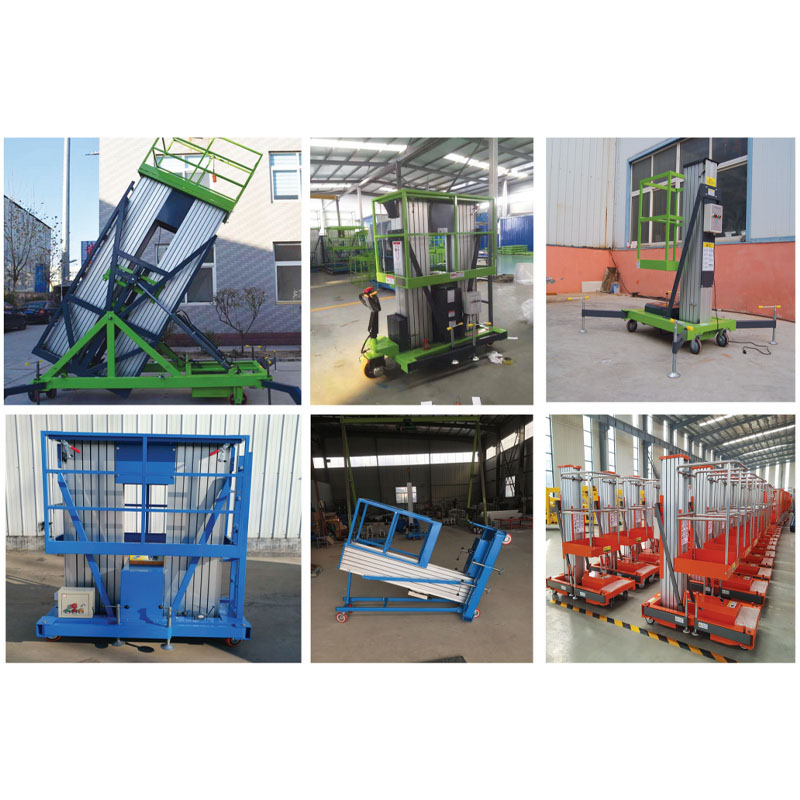 Safe 10m Single Column Hydraulic Aluminum Mobile Lift Platform - Image 2