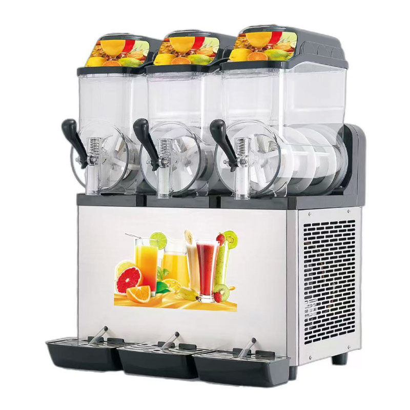 Automatic Commercial 3-Tank Slush Machine for Frozen Beverage