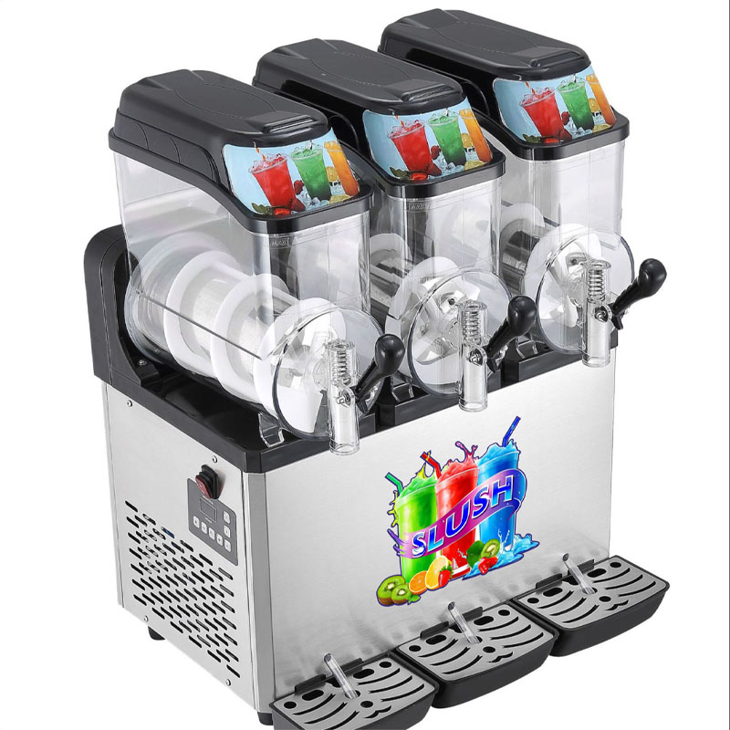 Automatic Commercial 3-Tank Slush Machine for Frozen Beverage - Image 3