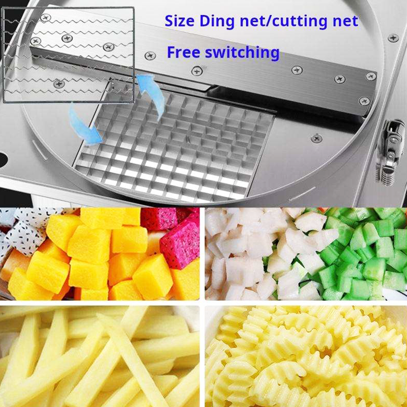 Commercial Automatic Kitchen MultiFunction Vegetable Cutter - Image 3