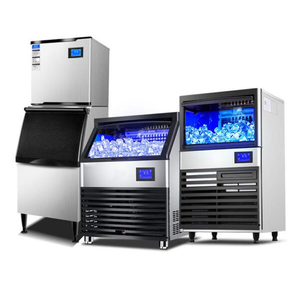 Commercial Ice Machine with 50-60kg Capacity & Powerful Pump