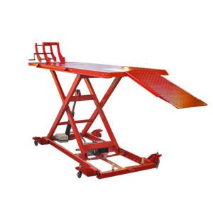 Portable Single Cylinder Hydraulic Motorcycle Lift for Workshop