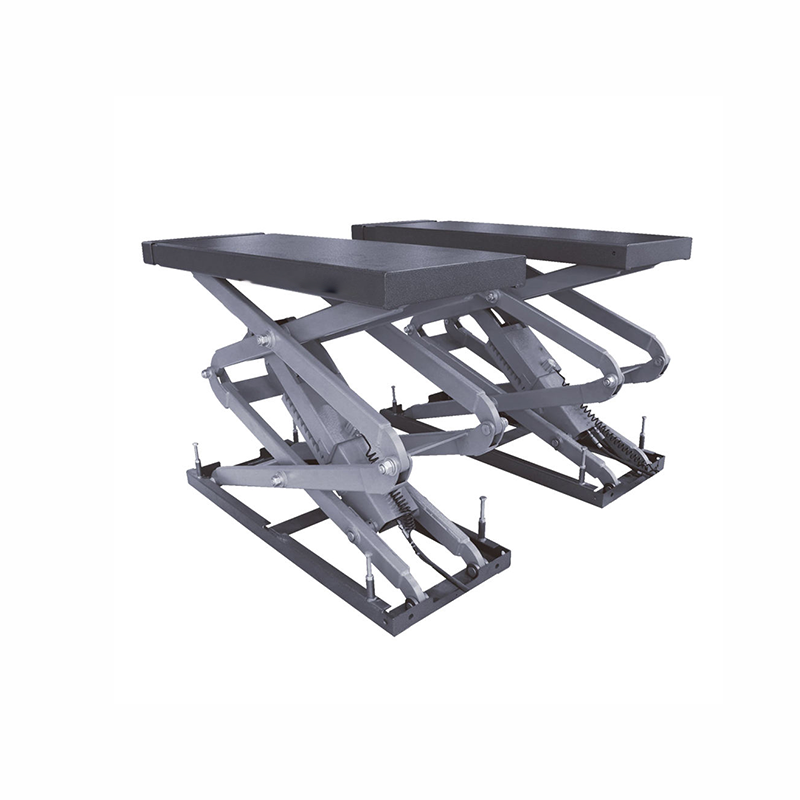 50s Electric Underground Scissor Car Lift For Automobile Maintenance