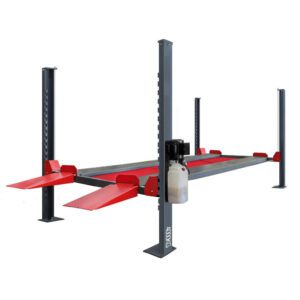Four Post Car Parking Lift 4000kg 4500mm Manual Operation