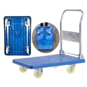 Heavy-duty Folding Platform Trolley 58*88 for Industrial Warehouses