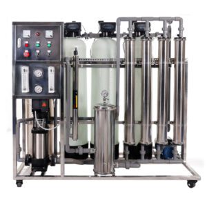 Automatic 1000LPH Industrial Water Softener with RO Equipment