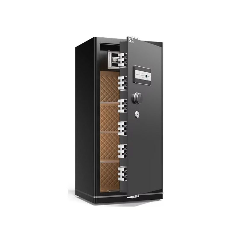 Large 1.5m Security Safe with Solid Steel Construction and Fingerprint Lock for Home Use