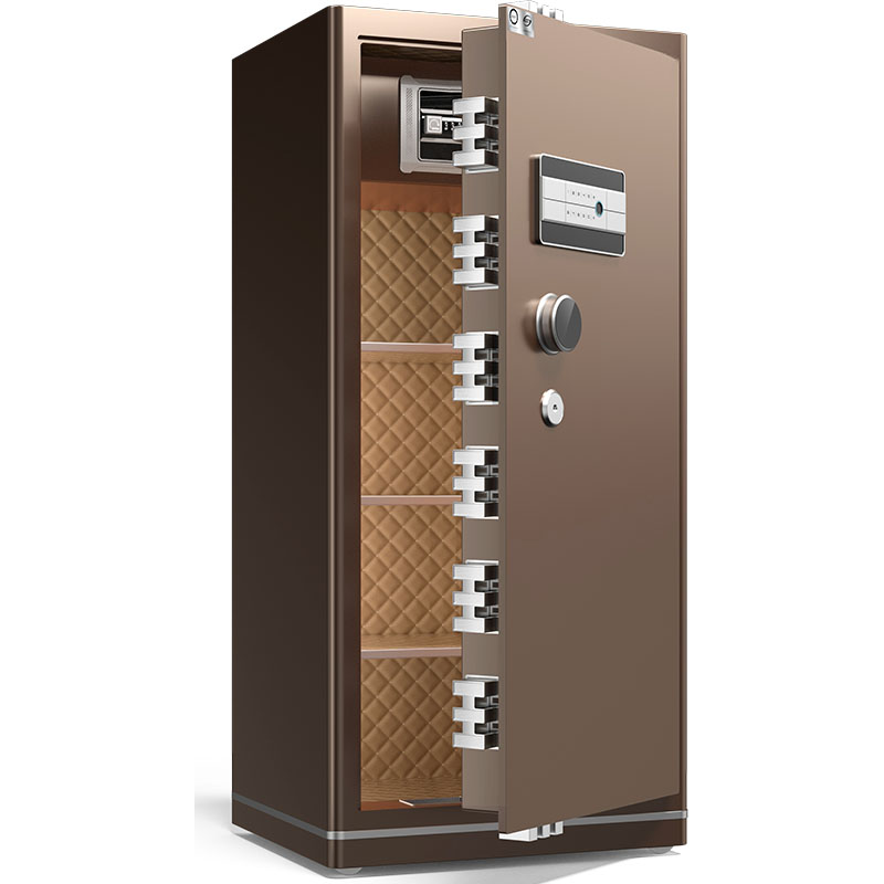 Large 1.5m Security Safe with Solid Steel Construction and Fingerprint Lock for Home Use - Image 2