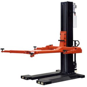 Single Post Car Lift Mobile Scissor Hydraulic Car Lifting Equipment