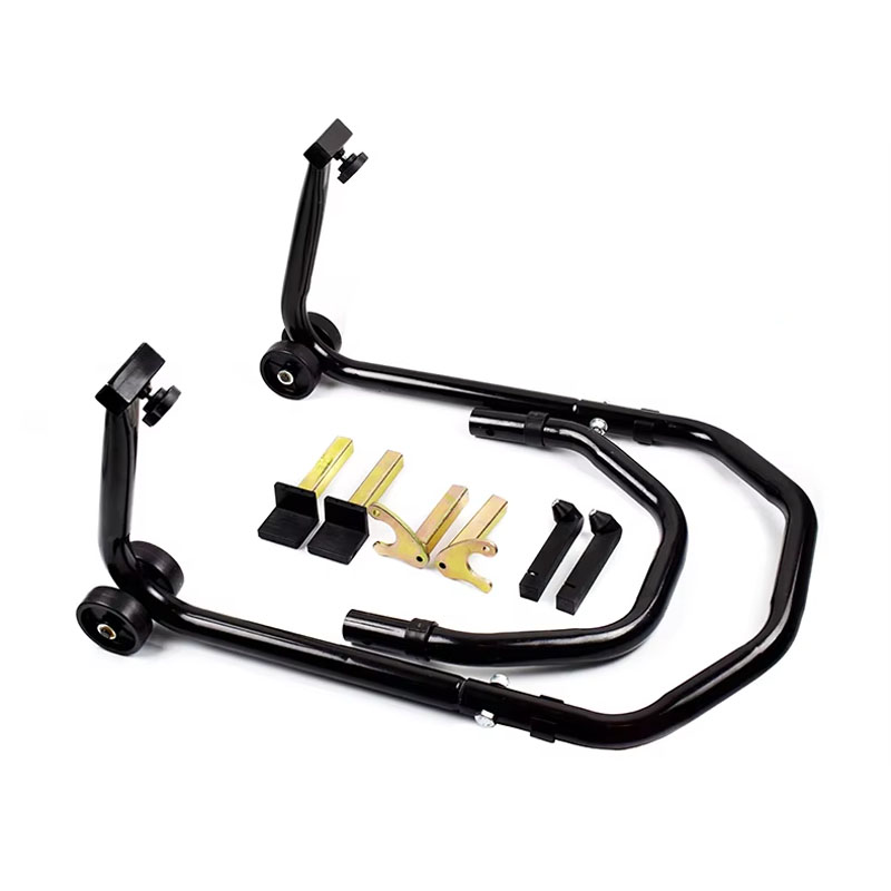 500KG Motorcycle Paddock Lift Stand Front & Rear Wheel Support - Image 2