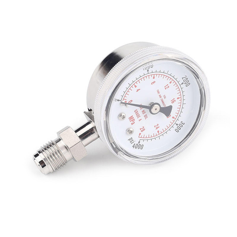 1/4" Axial Pressure Gauges for Panel Mount Stainless Steel - Image 3