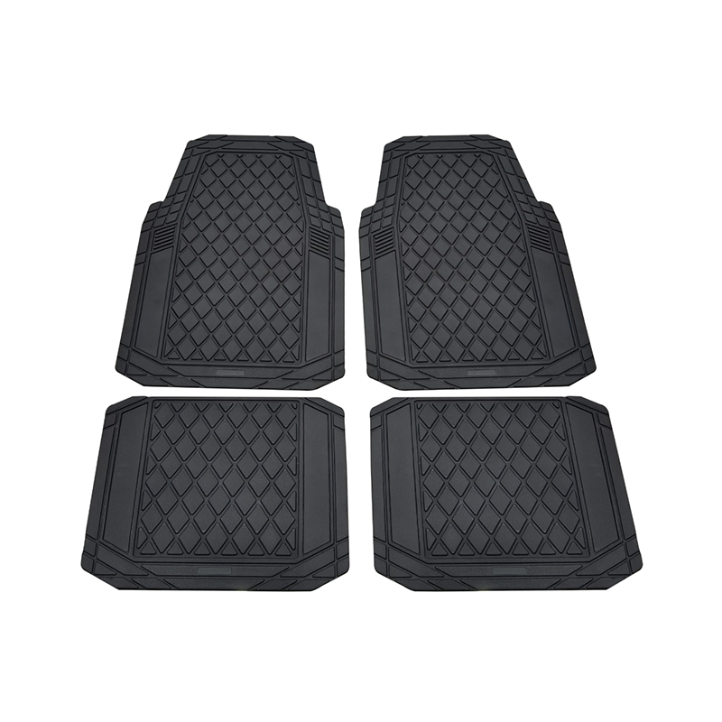 Pvc Car Mat 4-Piece Set - Universal For Cars