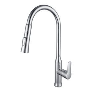 Dual Function Rotate Pull Single Handle Kitchen Faucet Mixer