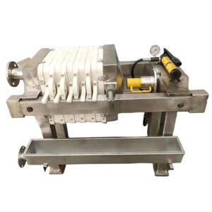 Small Manual Lab Filter Press for Solid and Liquid Separation