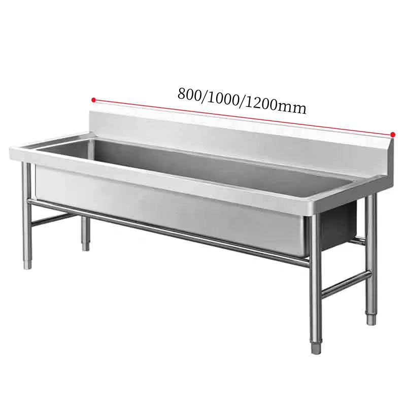 1200mm Commercial Stainless Steel Kitchen Sink Freestanding