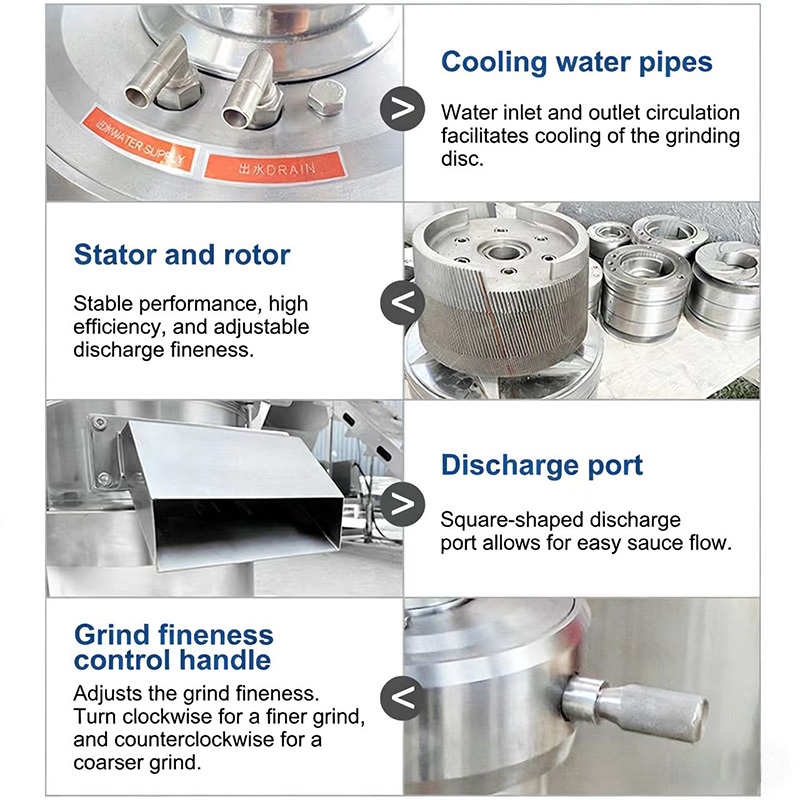 3000-5000kg Industrial Nut Tahini Maker for Peanut & Sauce - Image 4