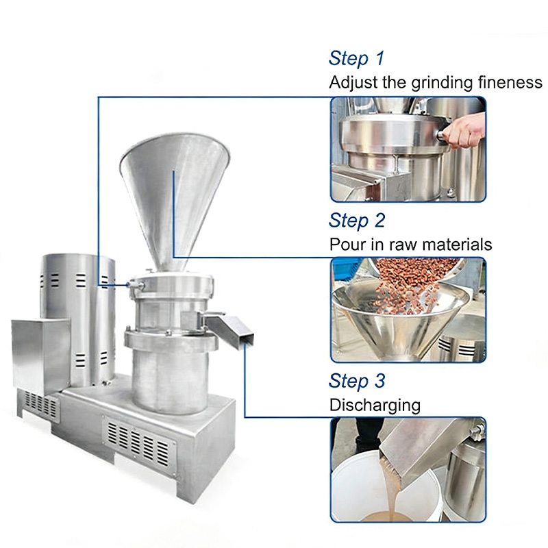 3000-5000kg Industrial Nut Tahini Maker for Peanut & Sauce - Image 2