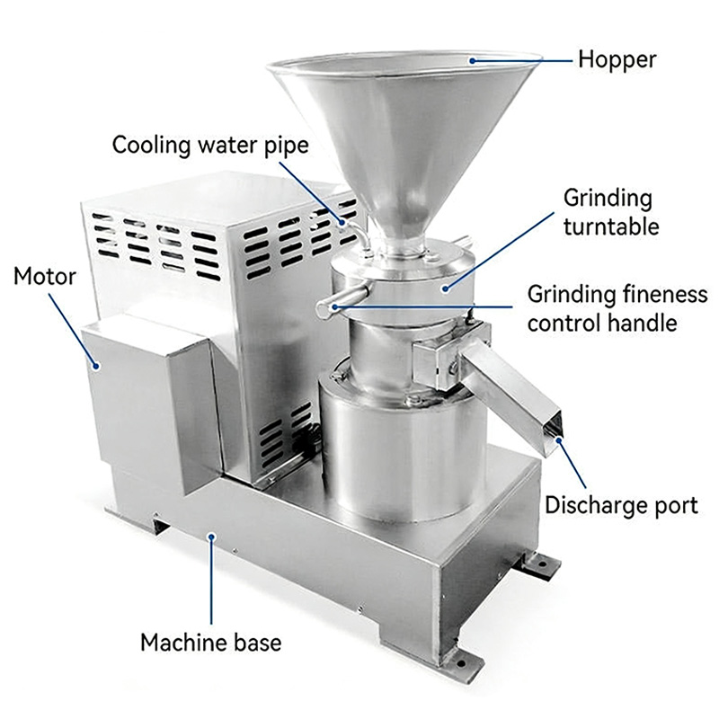 3000-5000kg Industrial Nut Tahini Maker for Peanut & Sauce - Image 3