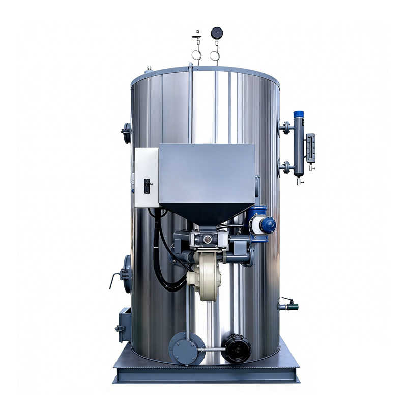0.5 T/H Vertical Biomass Fire Tube Steam Generator - Image 2