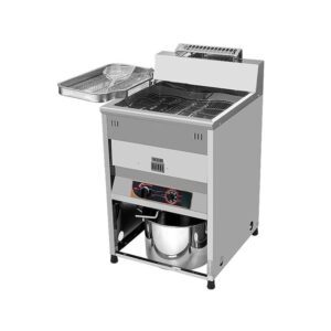 30L Deep Fryer for Restaurant Kitchen Adjustable Temperature