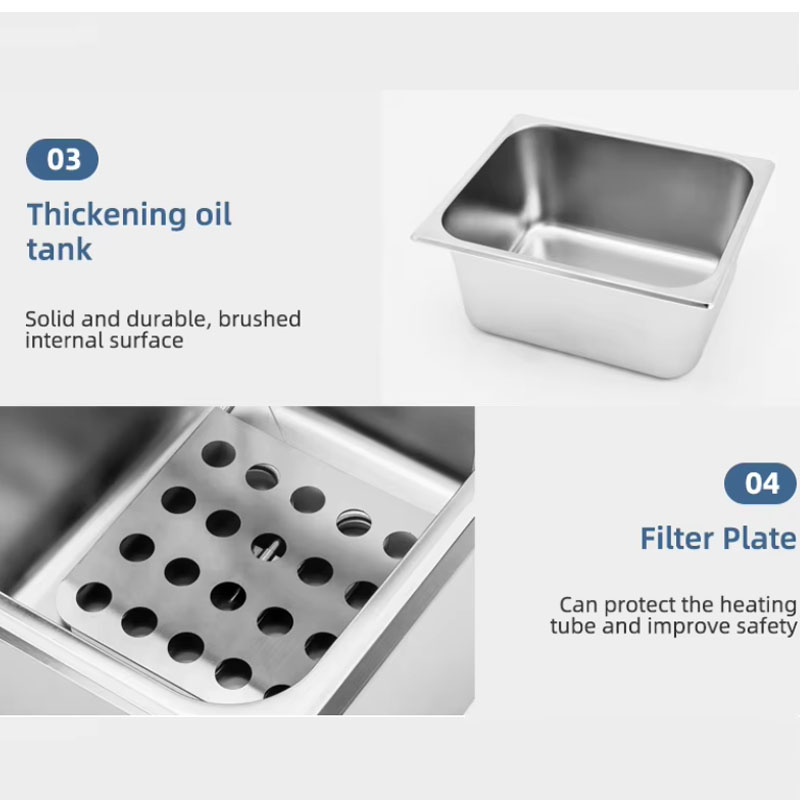 2x6L Electric Deep Fryer Commercial Kitchen Fast Frying - Image 4