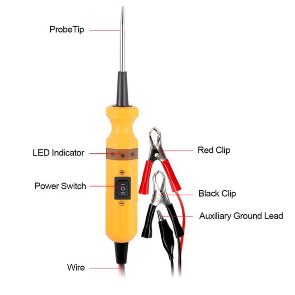 Test Power Tools 12V Car And Truck Circuit Tester Power Detector - EASY China Industrial ...