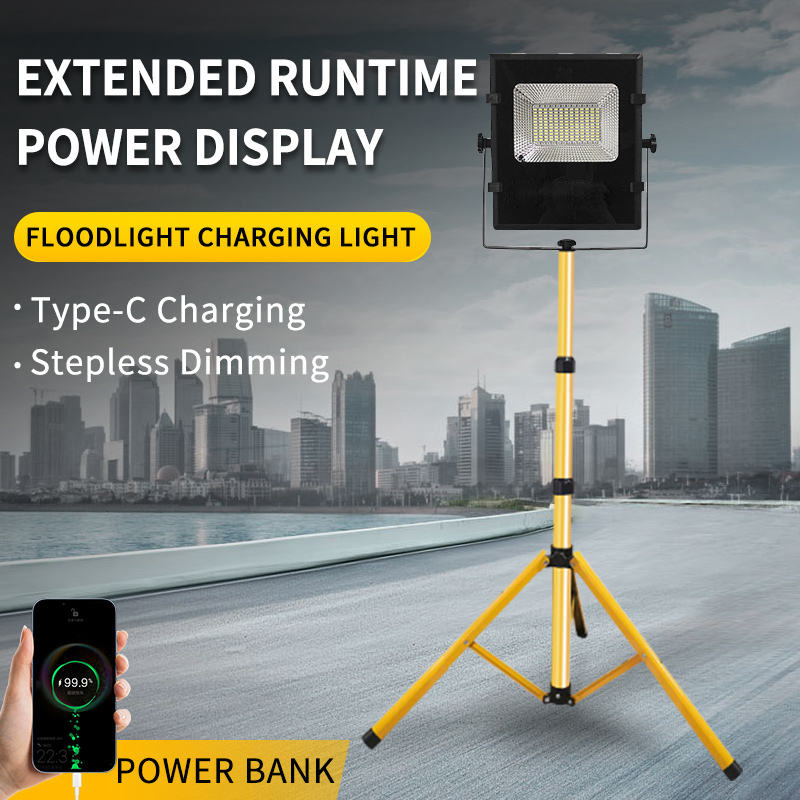 IP65 Solar Job Site Lighting for Construction 50H Runtime - Image 2