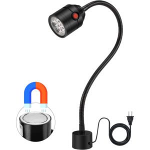 Flexible LED Machine Lights for Workshop with Magnetic Base
