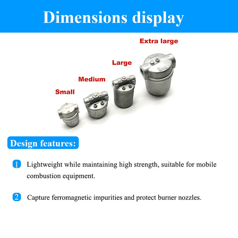 1/4″All Aluminum Diesel Filter - High-Efficiency Filtration - Image 3