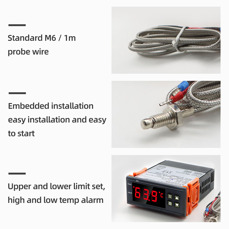Temperature Controller Regulator - Burner Switch With Sensor - Image 3