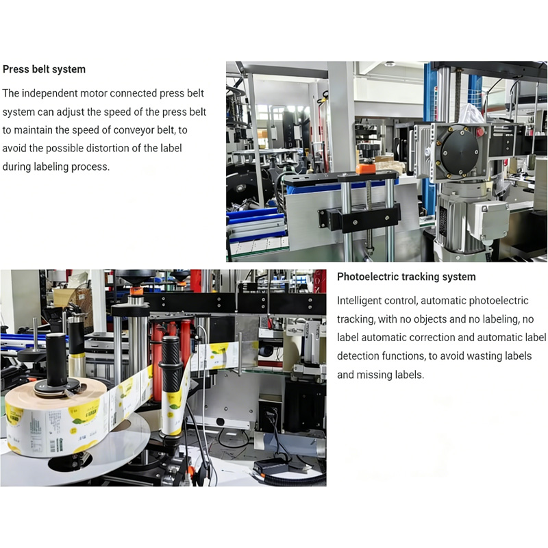 Self-adhesive label application on wine bottles