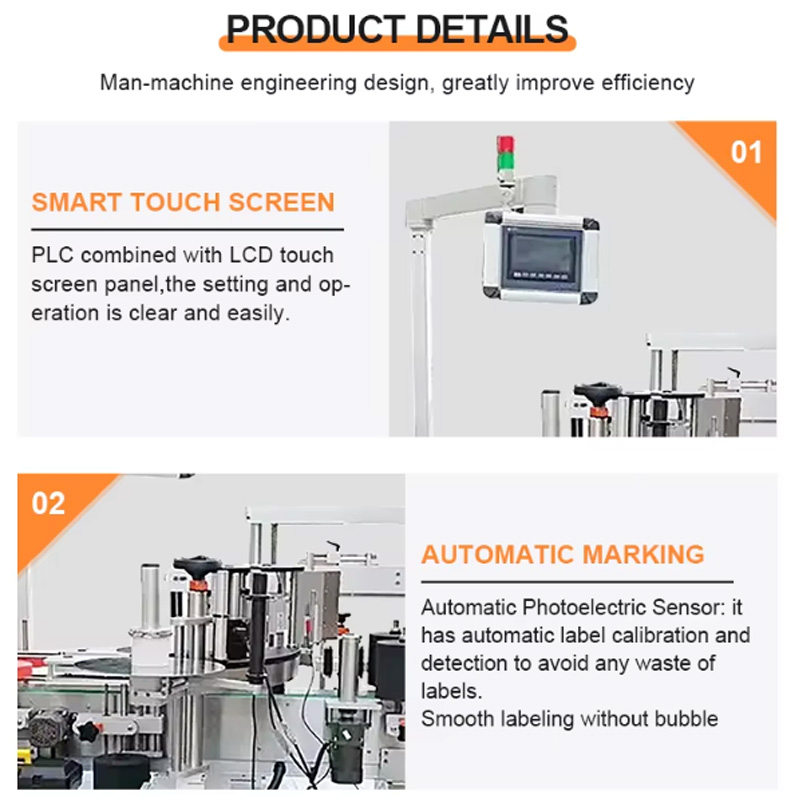 Touchscreen PLC control panel easy operation parameter adjustment