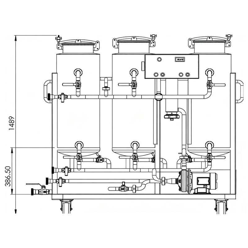 150L Automatic CIP System Mobile Food & Beverage Sanitation - Image 3