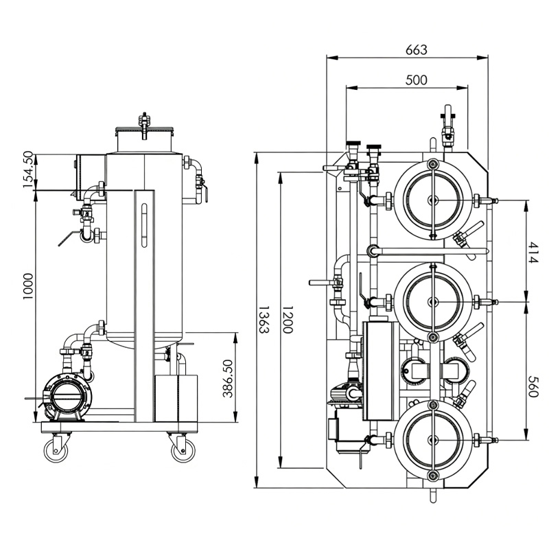 150L Automatic CIP System Mobile Food & Beverage Sanitation - Image 2