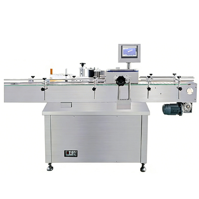 High-speed round bottle labeling machine for glass plastic bottles