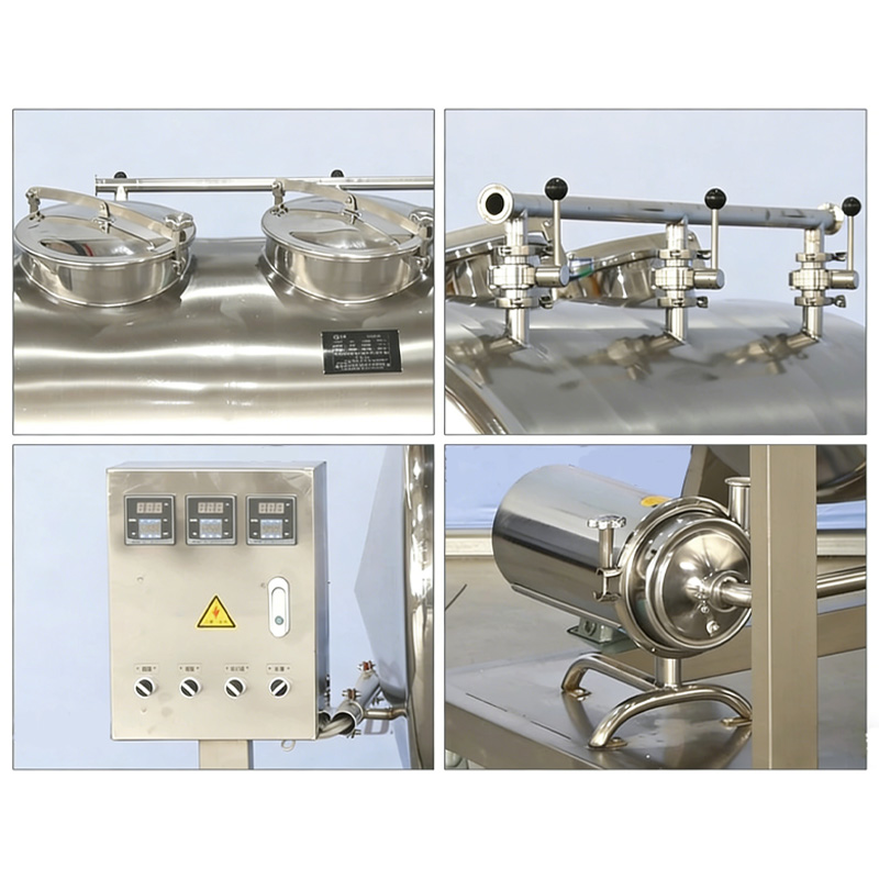 2000L Automatic CIP System with Mobile Stainless Steel Frame - Image 3
